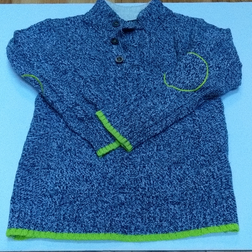 🍀 Boys Rock 🍀 Size 5 🍀 Kids Toddler Boy Girl Sweater Top 🍀 P10